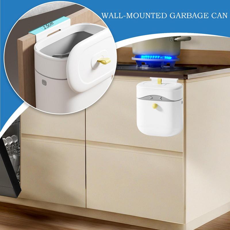 Compost Bin Countertop - Under Sink Compost Bin Wall-Mounted Garbage