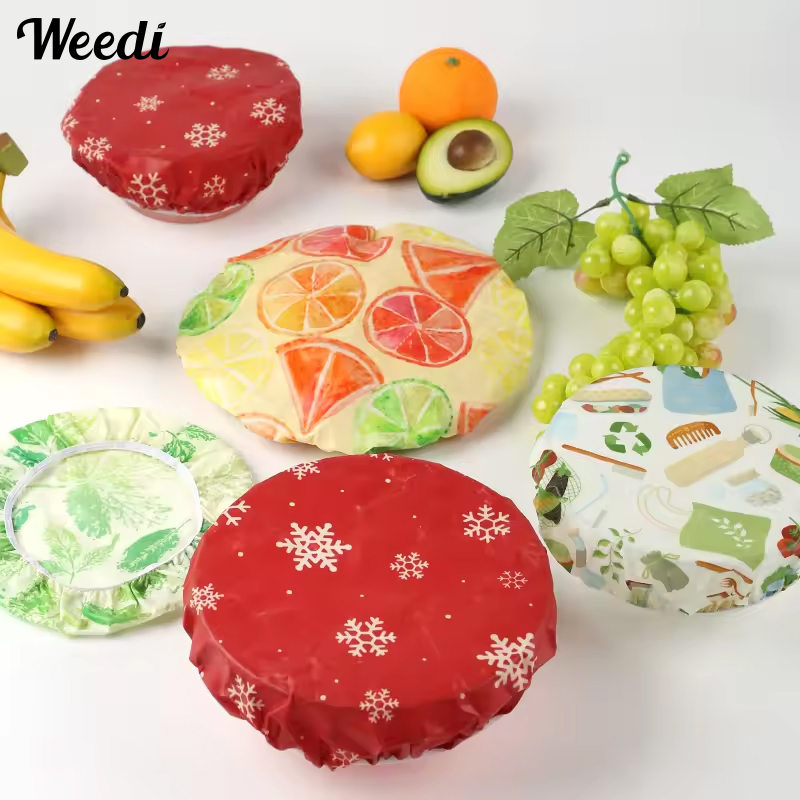 Beeswax Food Cover - Weedi Reusable Beeswax Bowl Covers in