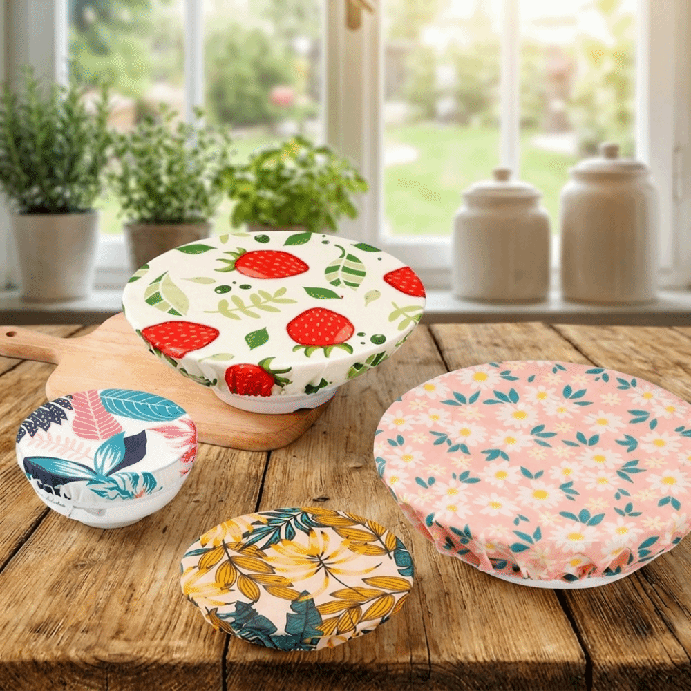 Beeswax Food Cover - Anti Dust Beeswax Cloth Bowl Cover