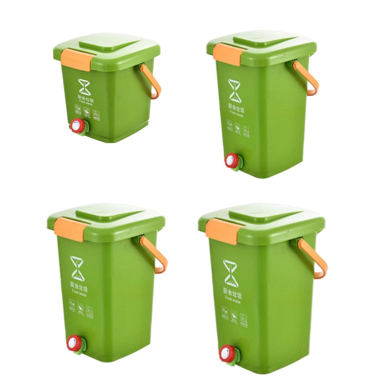 Compost Bin Countertop - Kitchen Compost Bucket Waste Bin Wide