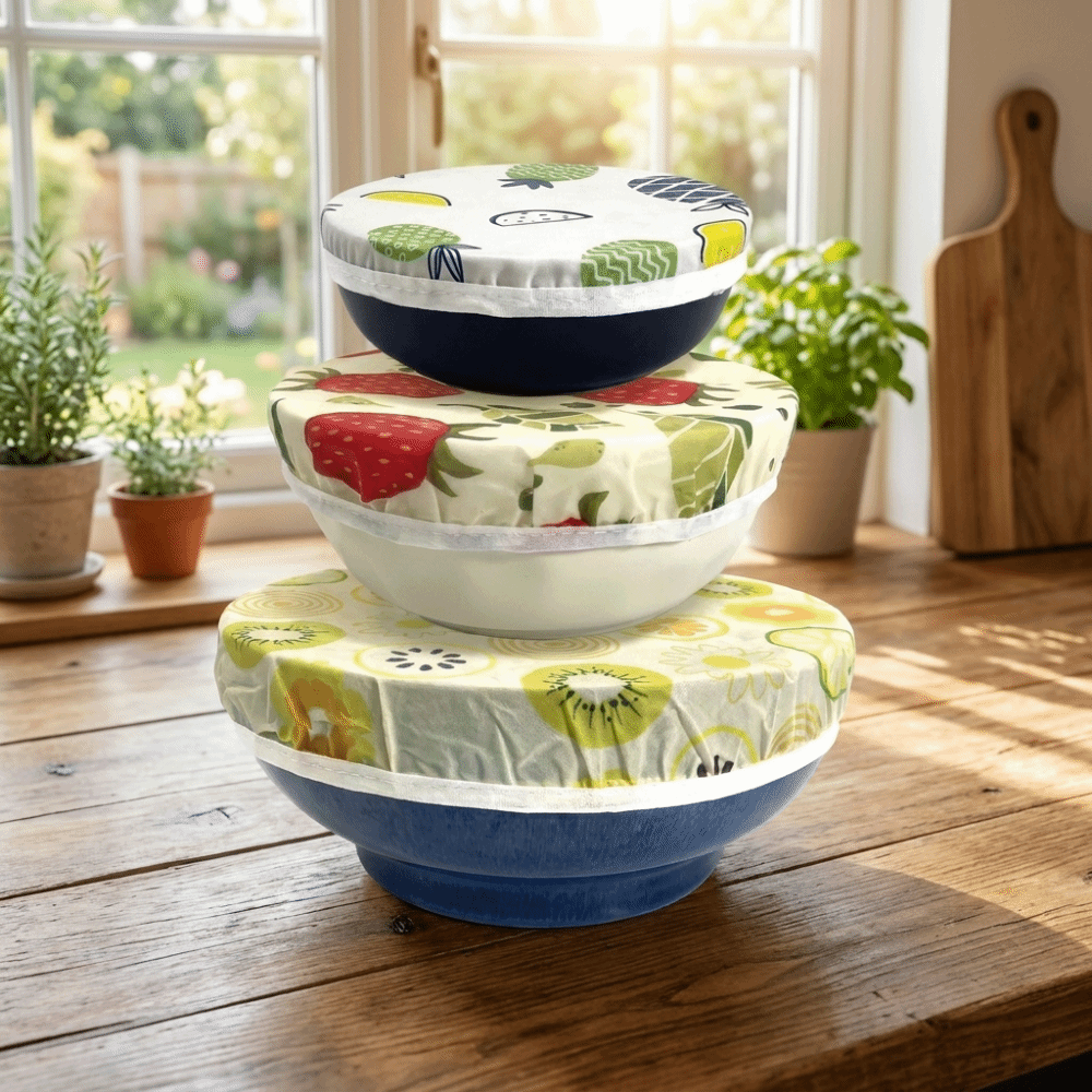 Anti Dust Beeswax Cloth Bowl C - Beeswax Food Cover review and price