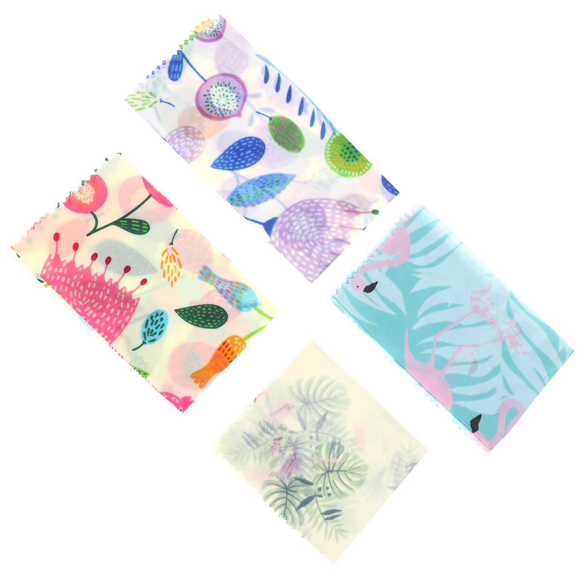 4 Pcs Reusable Food Wraps Bees - Beeswax Food Cover review and price