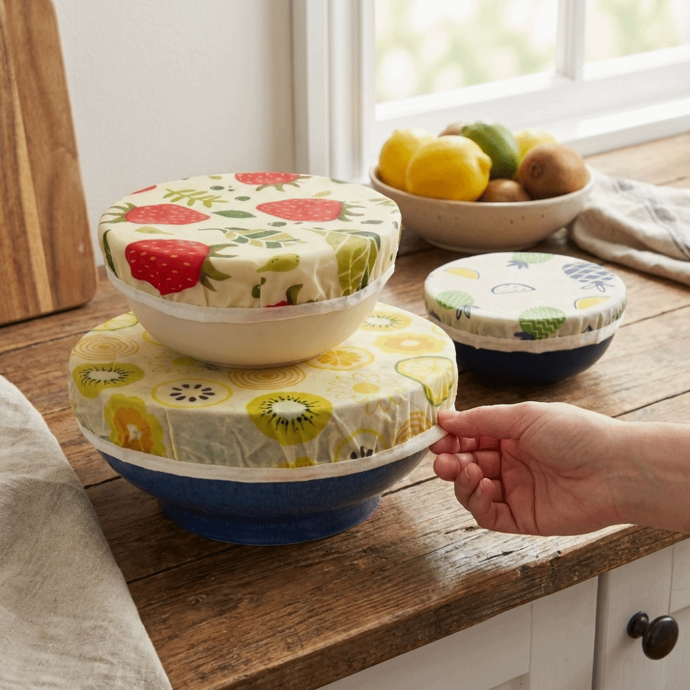Anti Dust Beeswax Cloth Bowl C - Beeswax Food Cover review and price