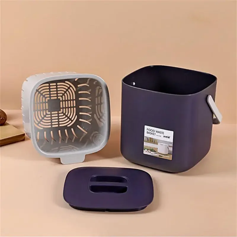 Kitchen Double Layer Trash Can - Compost Bin Countertop review and price