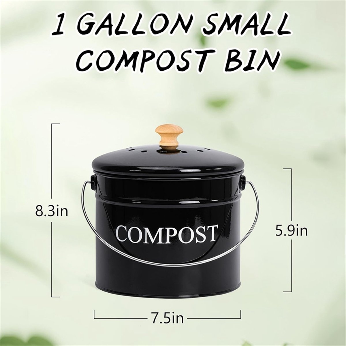 Kitchen Compost Bin for Kitche - Compost Bin Countertop review and price