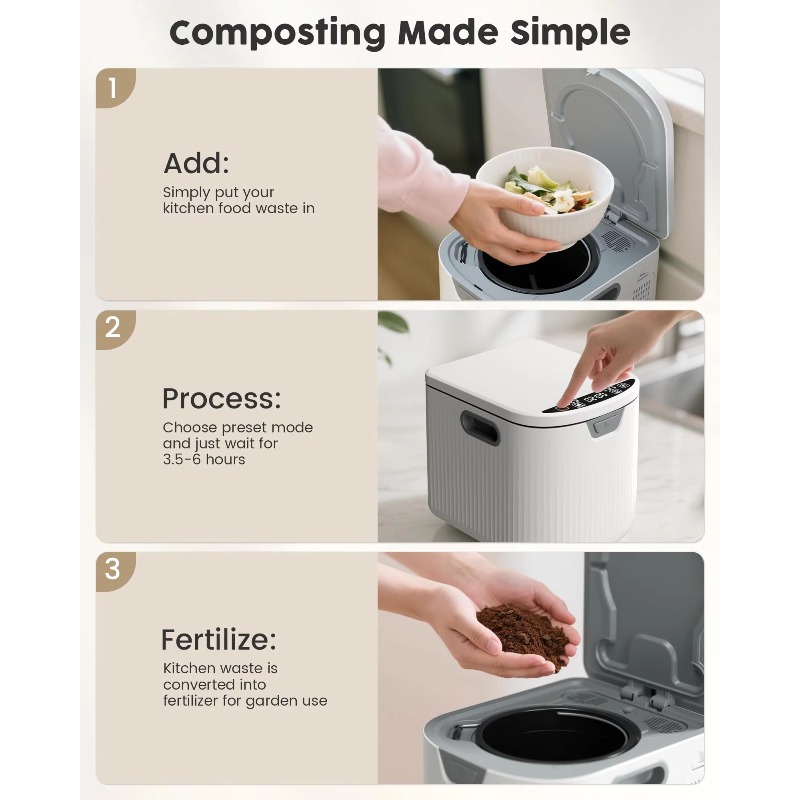 【2026】2.5L Odor-Free Indoor Co - Compost Bin Countertop review and price