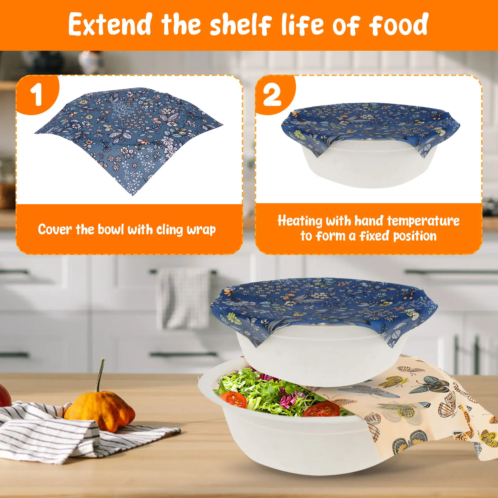 11 Pcs Beeswax Food Wrap Set R - Beeswax Food Cover review and price