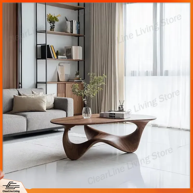 Modern Solid Wood Coffee Table - Sustainable Living Homes review and price