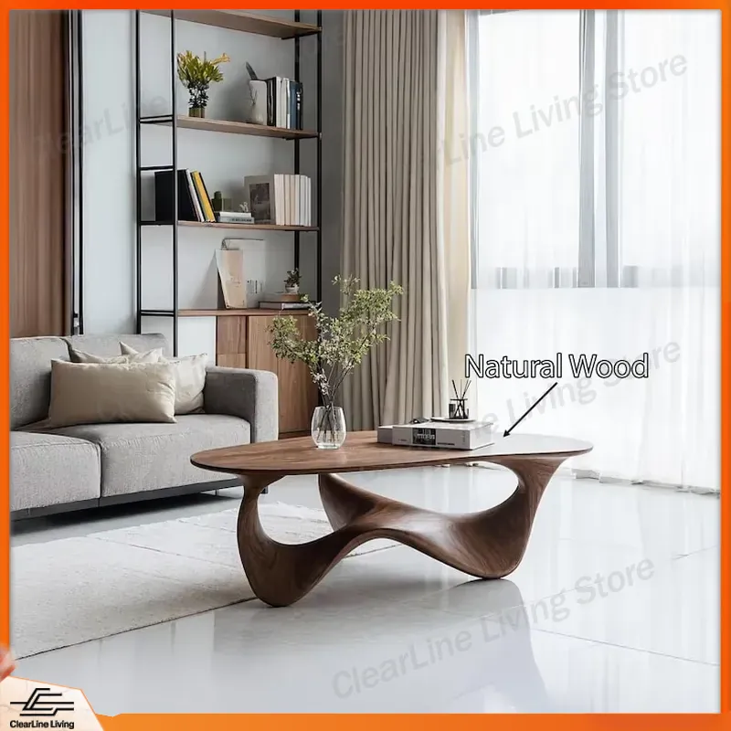 Modern Solid Wood Coffee Table - Sustainable Living Homes review and price