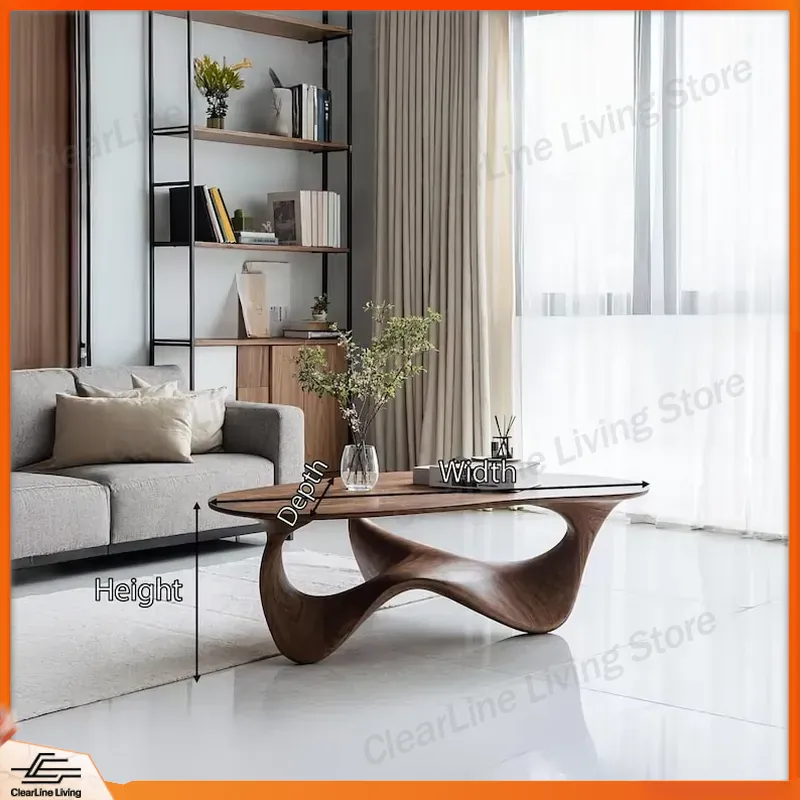 Modern Solid Wood Coffee Table - Sustainable Living Homes review and price